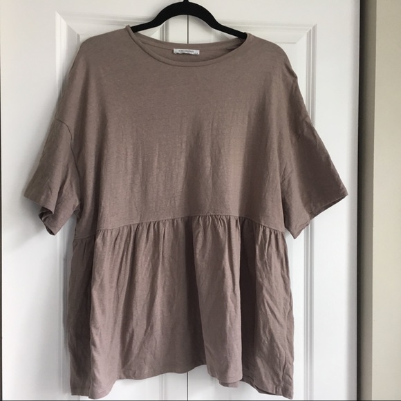 oversized peplum top